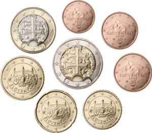 2009 - Eslováquia - Série Completa 1 cêntimo a 2 euros
