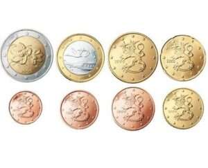 2009 - Finlândia - Série Completa 1 cêntimo a 2 euros