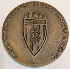 Medalha, C.C.D. dos empregados do Banco Borges & Irmão