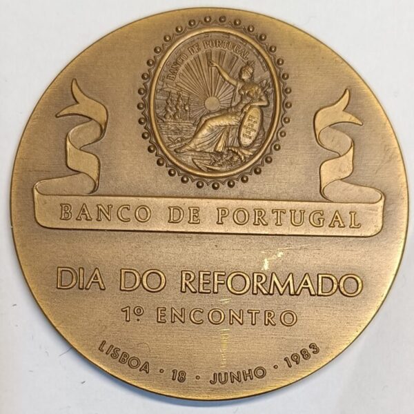 Medalha, 1º encontro / dia do reformado / Banco de Portugal