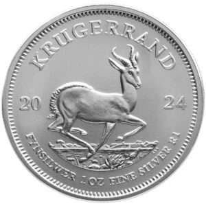 Africa do Sul 2024 - 1 Onça (1 oz) de prata fina - Krugerrand