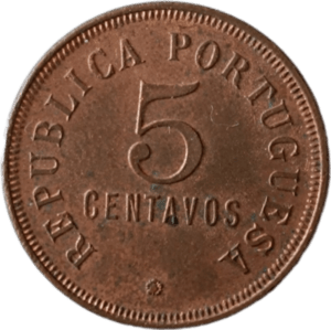 5 centavos de 1921 - Angola