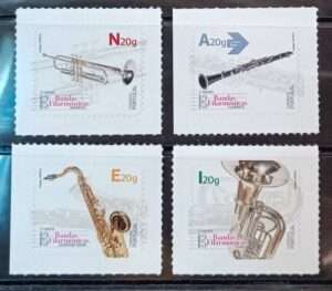 2024 - Série - Instrumentos musicais das Bandas Filarmónicas (2º grupo)