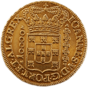 Meio Dobrão de D. João V - 1725 M *****Excelente Estado de Conservação*****