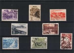 1950-1951 - Macau. Serie usada nº 341/48