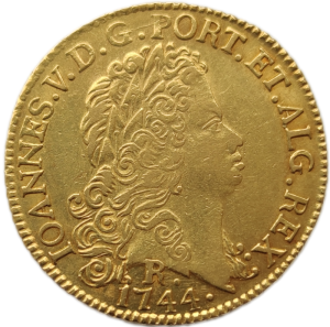 Peça de D. João V - 1744 R