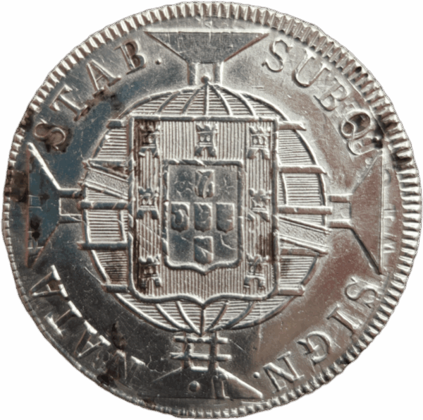 960 réis (PATACÃO) de D. João VI - 1819 R - Brasil (Rio de Janeiro) - Image 2