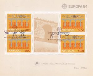 1984 - Bloco usado nº 64 - Europa CEPT, Continente