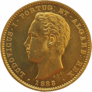 5.000 réis D. Luís I, 1883