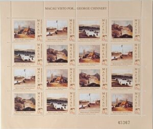 1994 - Macau. F. miniatura nº 14 - Macau visto por, George Chinnery