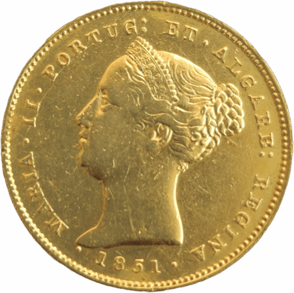 5.000 réis D. Maria II - 1851