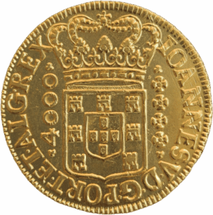 Moeda (4.800 Réis) de D. João V - 1724 B