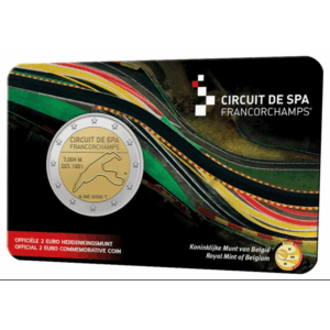 2025, Bélgica, 2 euros, Circuito Spa-Francorchamps