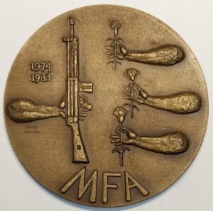 Medalha, MFA, 25 de Abril