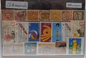 Alemanha - Pacote de 250 selos diferentes