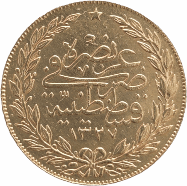 Turquia-Otomana, 100 Kurush - 1327 (1909) - Image 2