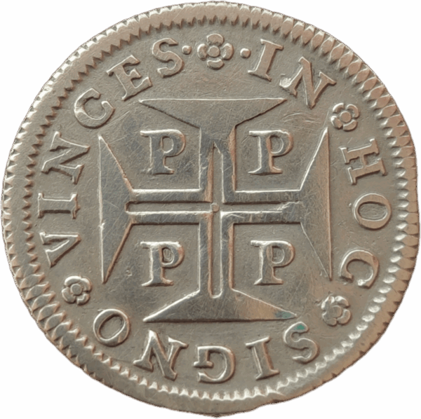 6 vinténs de D. Pedro II - 1690 Porto - Image 2