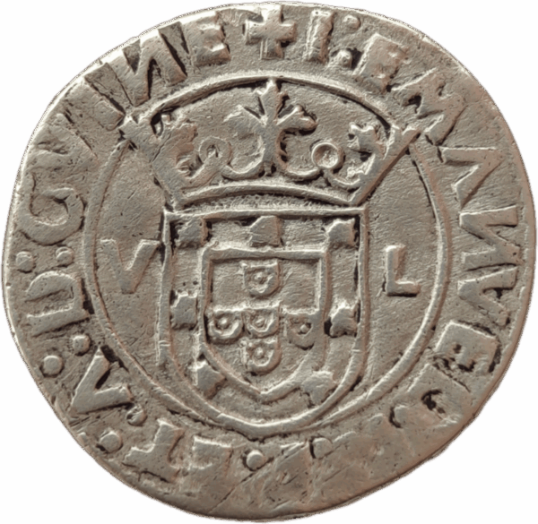 Tostão de D. Manuel I - 1495/1521, V-L