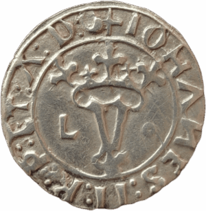 Real ou Vintém de D. Manuel I - 1495/1521, L-o
