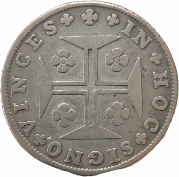 Cruzado em prata, D. João V 1750 - Image 2