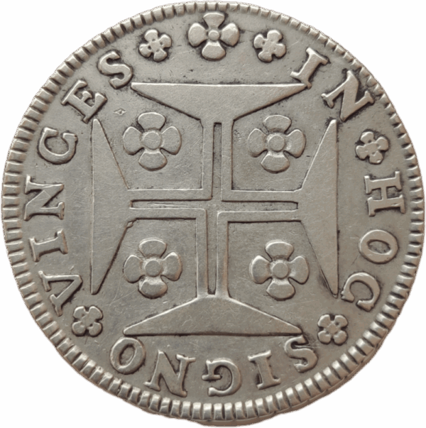 Cruzado Novo em prata, D. José I (J) 1766 - Image 2