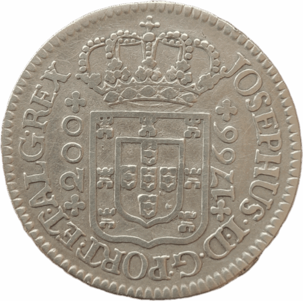 12 vinténs em prata, D. José I (J) 1766