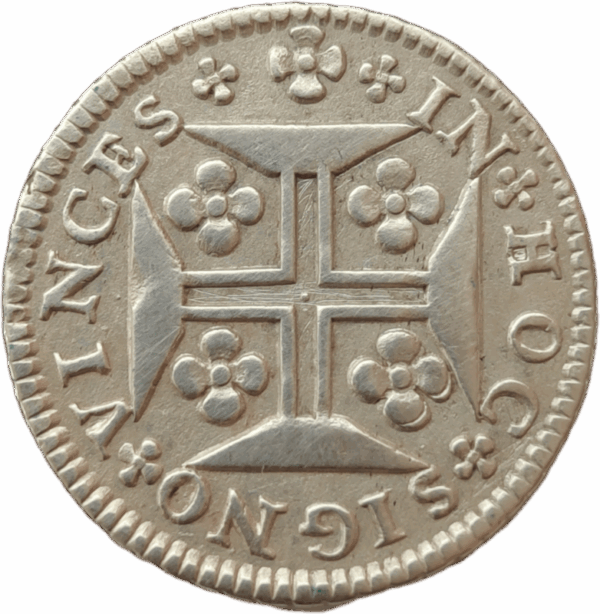 6 vinténs em prata, D. José I (J) 1683/1706 - Image 2