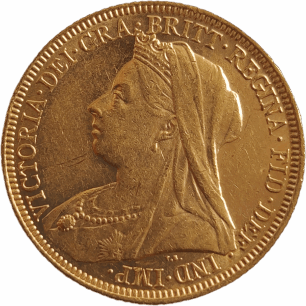 1896 S, INGLATERRA, Libra em ouro de Vitória