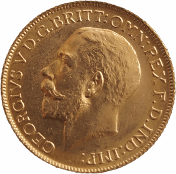 1925 - INGLATERRA, Libra em ouro de Jorge V