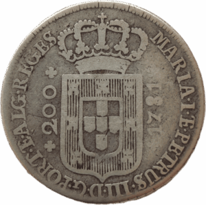 12 vinténs em prata, D. Maria I e D. Pedro III 1781