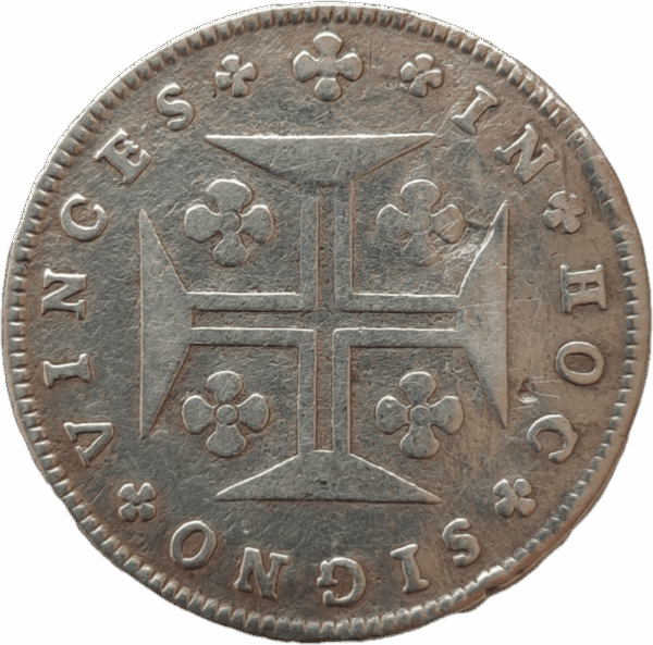 6 vinténs em prata, D. Maria I e D. Pedro III 1777/86 - Image 2