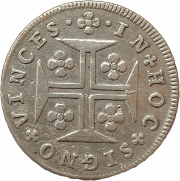 3 vinténs em prata, D. Maria I e D. Pedro III 1777/86 - Image 2