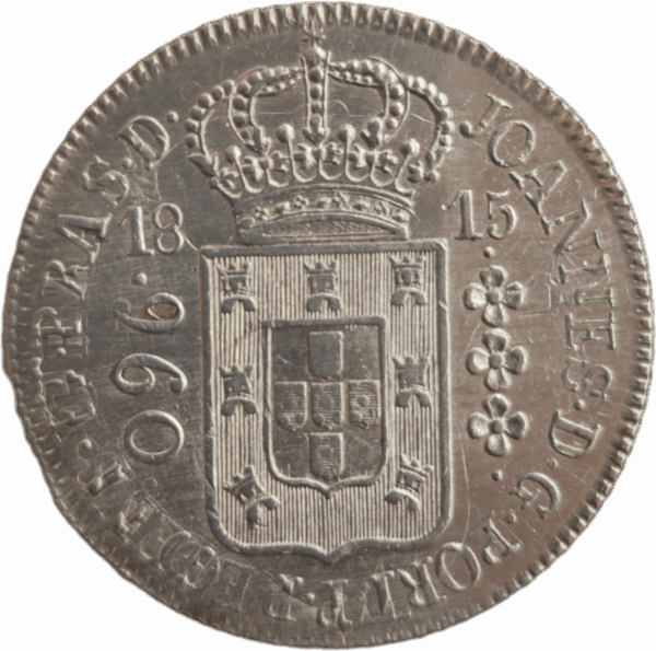 960 réis (PATACÃO) de D. João P. R. - 1819 R - Brasil (Rio de Janeiro)