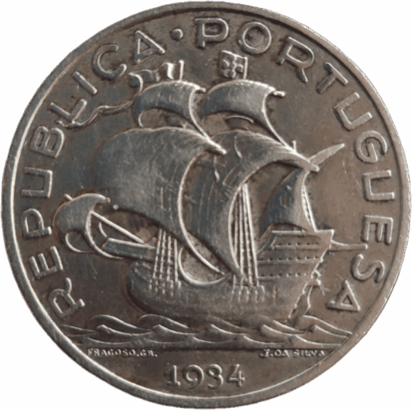 10$00 de 1934 - Prata