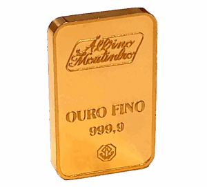 Barra, 25 g - Albino Moutinho, Ouro 999,9/1000