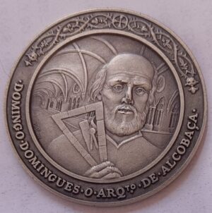 Medalha em prata. Domingo Domingues ( o arqueiro de Alcobaça)