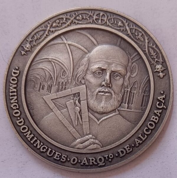 Medalha em prata. Domingo Domingues ( o arqueiro de Alcobaça)