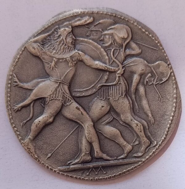 Medalha em prata, Mitologia Grega
