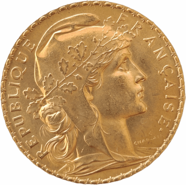 FRANÇA, 20 Francos, 1912 - Image 2
