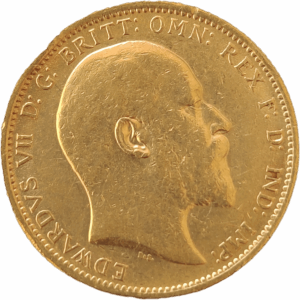 1903 S - INGLATERRA, Libra em ouro de Eduardo VII