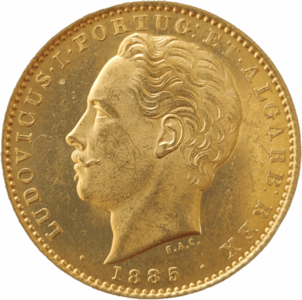 10.000 réis de D. Luís I de 1885