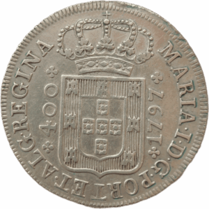 Cruzado Novo de prata, D. Maria I de 1797
