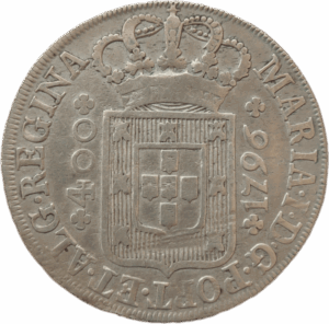 Cruzado Novo de prata, D. Maria I de 1796