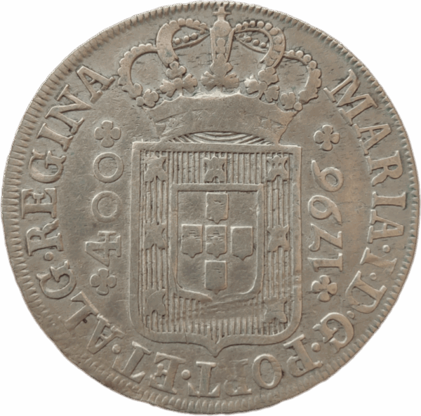 Cruzado Novo de prata, D. Maria I de 1796