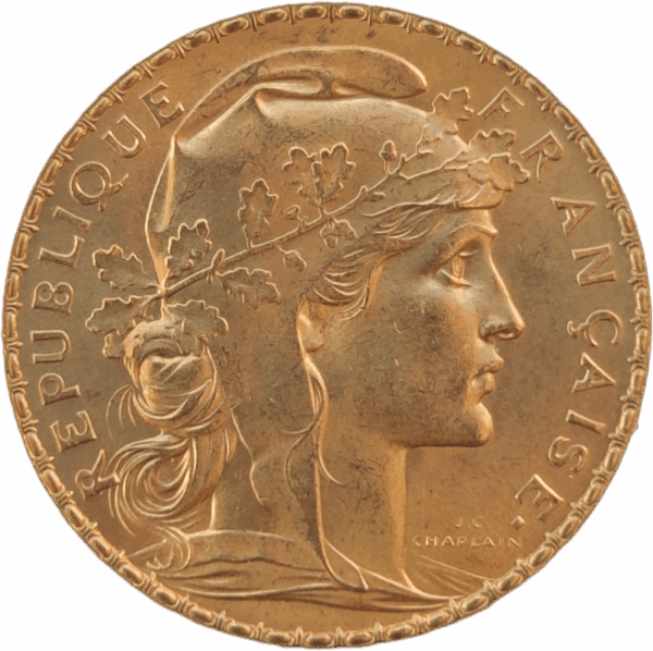 FRANÇA, 20 Francos, 1914 - Image 2