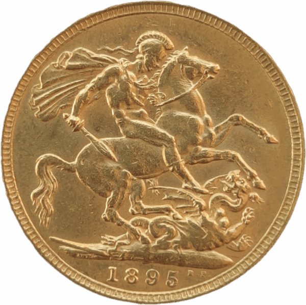1895 - INGLATERRA, Libra em ouro de Vitória - Image 2