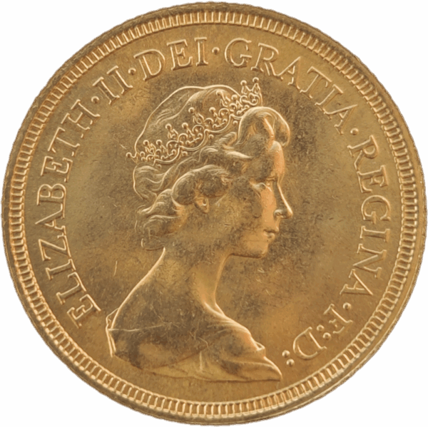 1974 - INGLATERRA, Libra em ouro - Isabel II