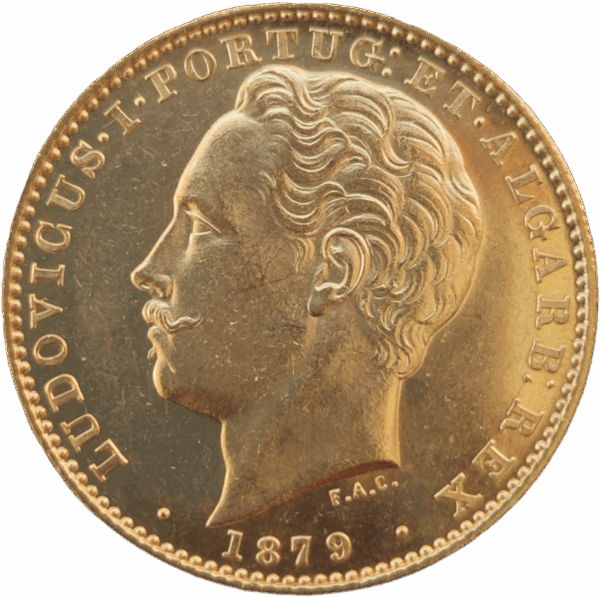 10.000 réis de D. Luís I de 1879