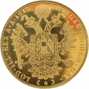 Áustria, 4 Ducados - 1915