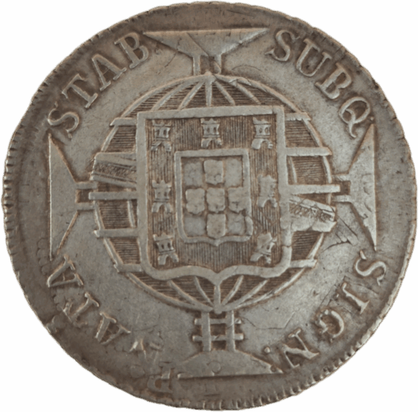 960 réis (PATACÃO) de D. João VI - 1820 R - Brasil (Rio de Janeiro) - Image 2